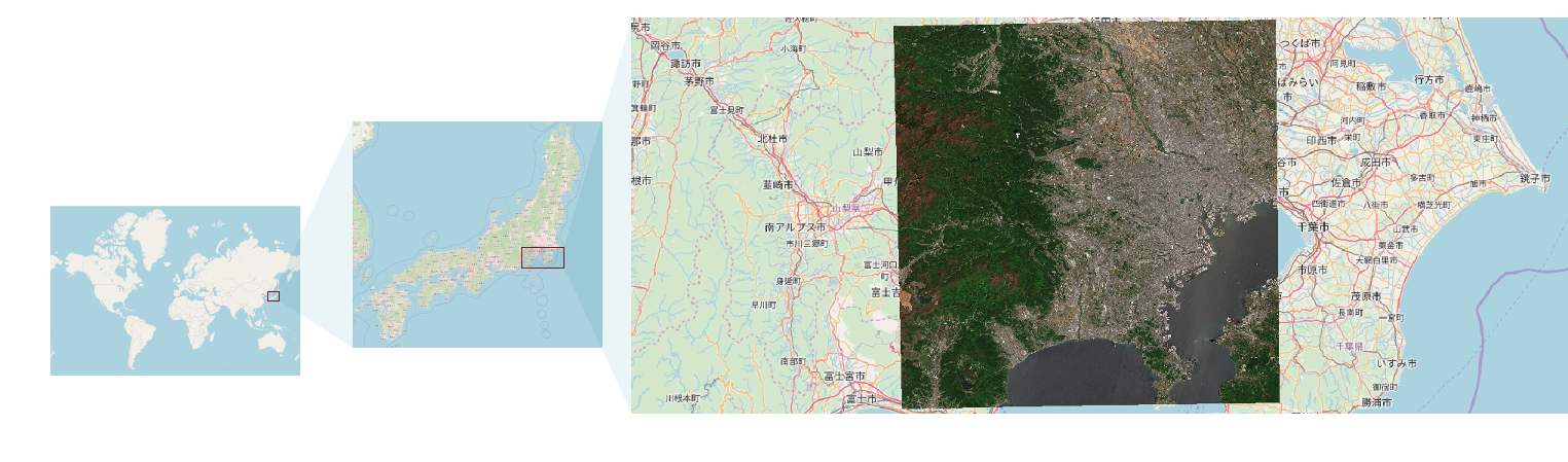 Sentinel-2 image acquired over Tokyo (Copernicus Open Access Hub
website).